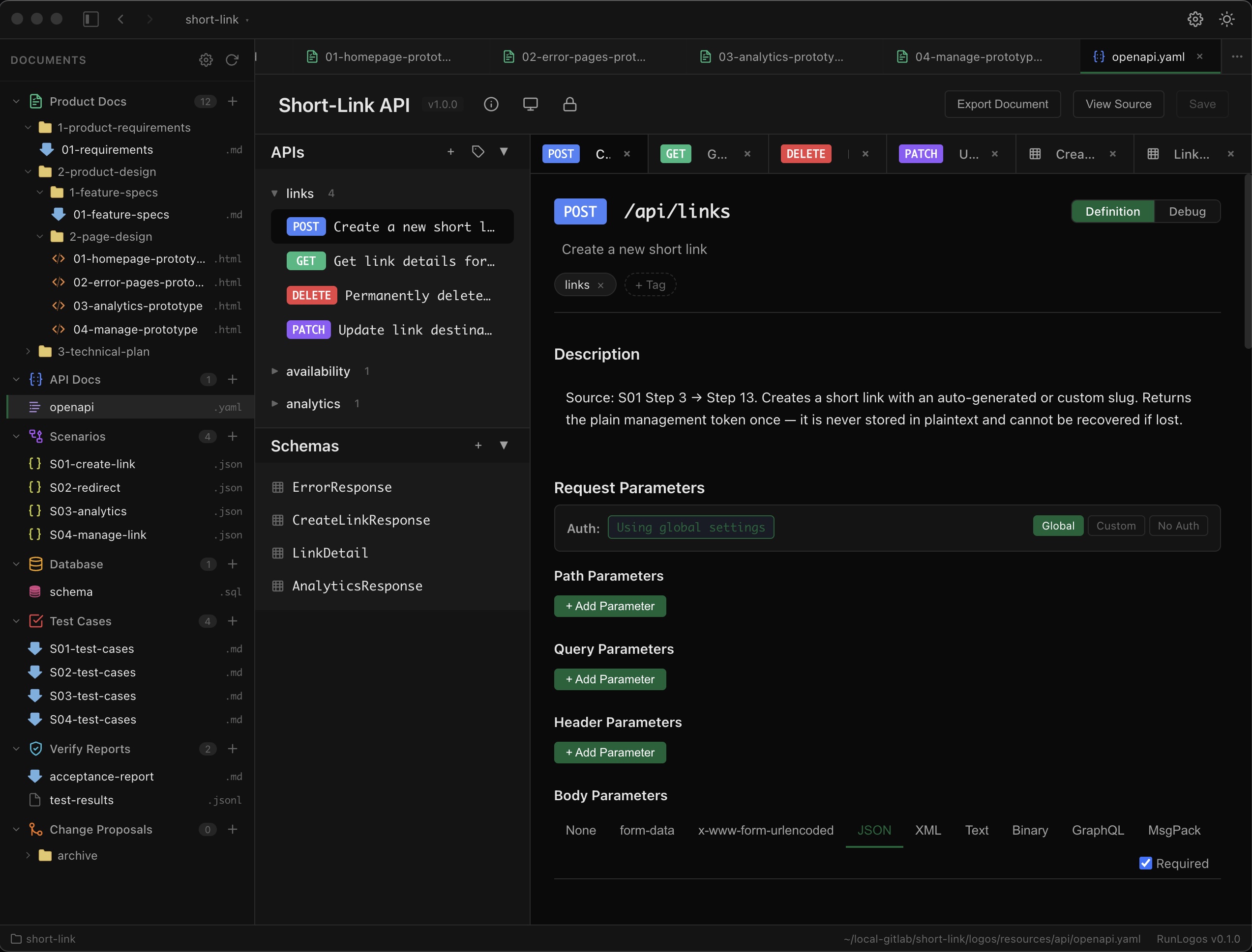 RunLogos OpenAPI Visual Editor
